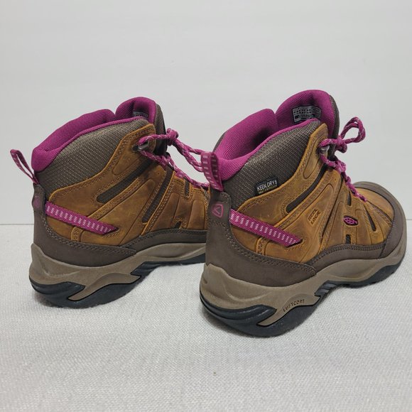 KEEN Circadia Vent Hiking Boot Shoe Waterproof Syrup Bosenberry Women's - Picture 10 of 16